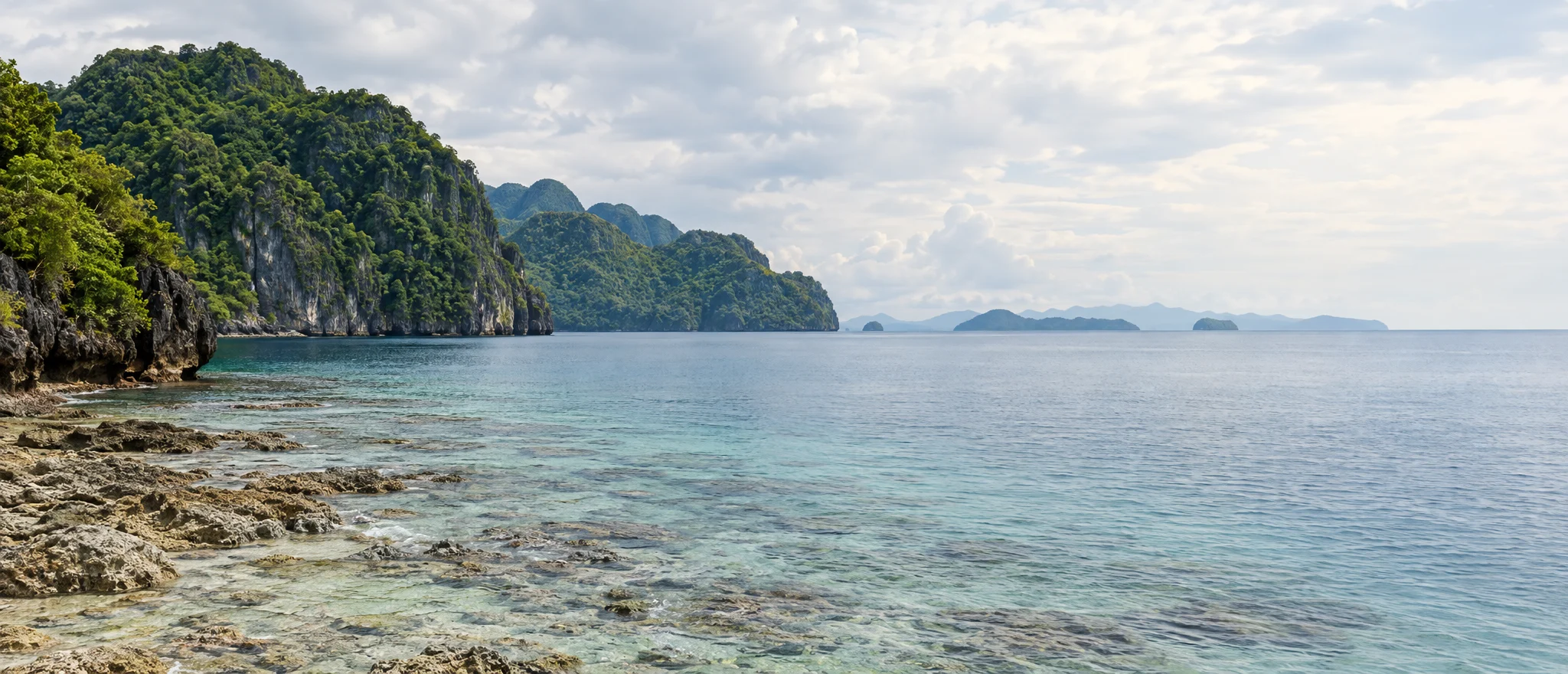 Illustrative Asia-Pacific island and reef coastline